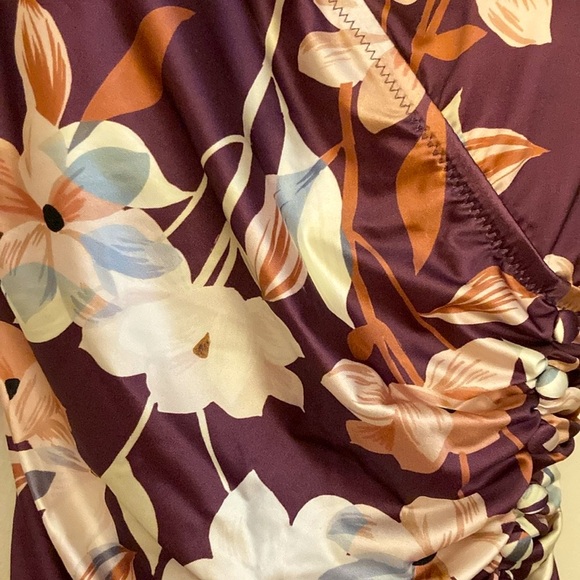 Gottex Amore Square Neck One-Piece Swimsuit in Mauve - Picture 6 of 6